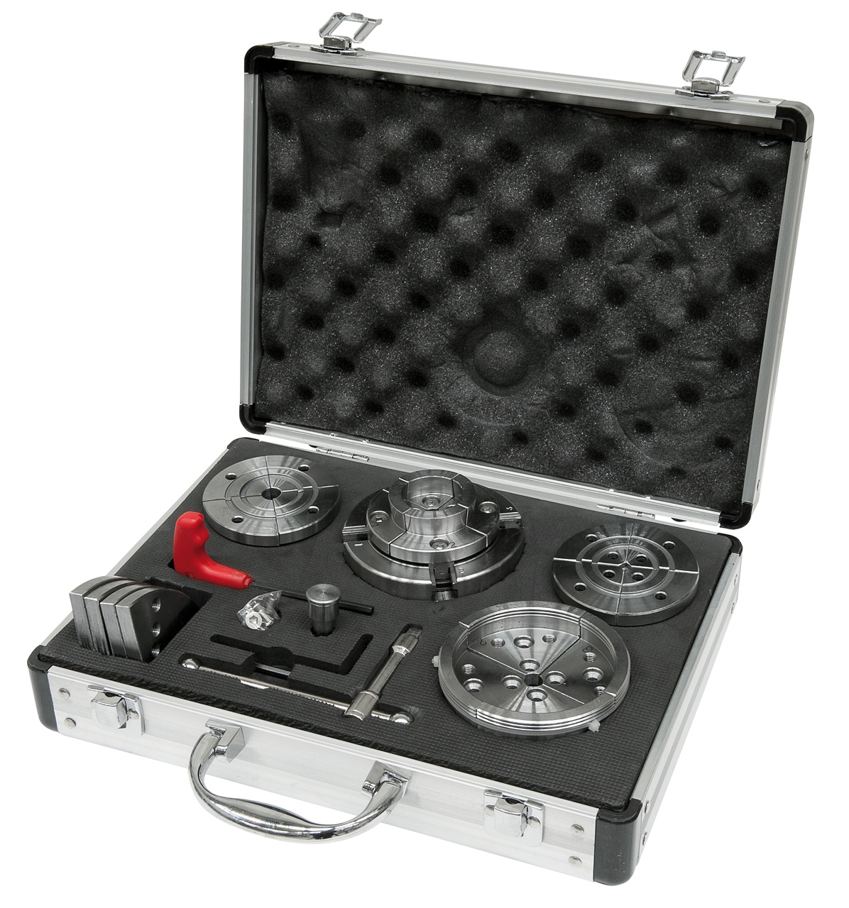 Zestaw uchwytów tokarskich do drewna Premium 95 mm BERNARDO