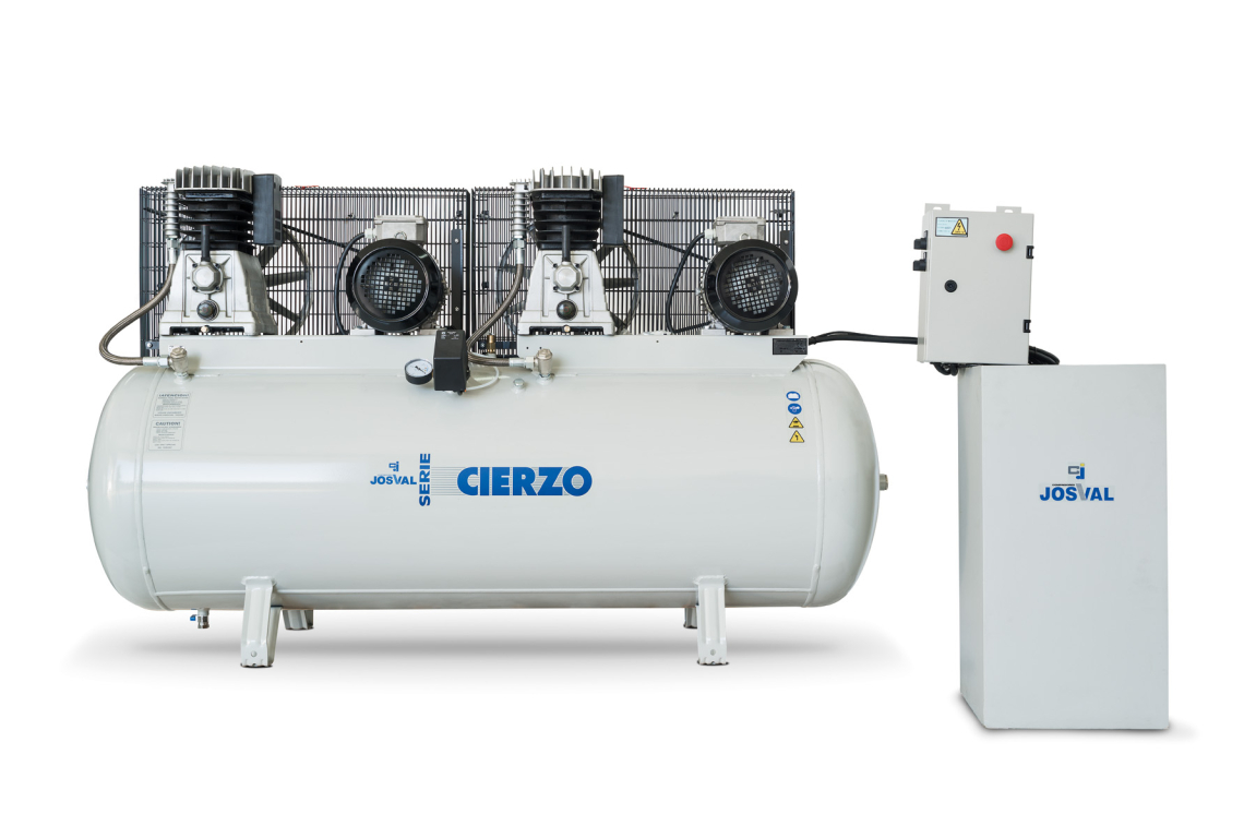 Kompresor pasowy - tłokowy CIERZO - C-2/50M-BV- (230V) (50L, 2KM, 10BAR) JOSVAL