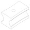 Uchwyt pod element gnący 1 1/2" W (Ø38,1) x 2" W (Ø50,8) do BM 60 A BERNARDO - 2792 - zdjęcie 1