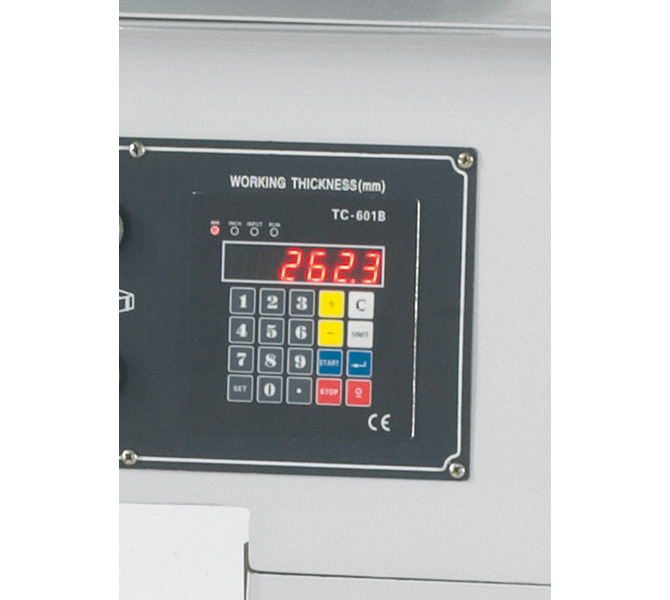 Seryjnie z elektronicznie ustawianą pozycją stołu grubościówki za pomocą klawiatury wraz z odczytem... 1228 - zdjęcie 8