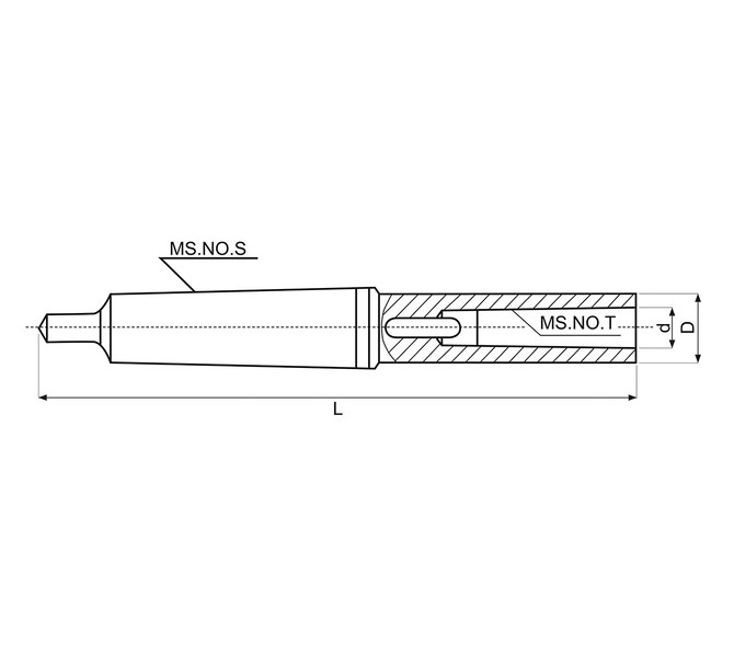 Tuleja przedłużająca MK 2 / 1 BERNARDO - 4131 - zdjęcie 2