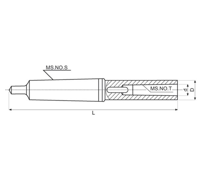 Tuleja przedłużająca MK 3 / 2 BERNARDO - 4134 - zdjęcie 2