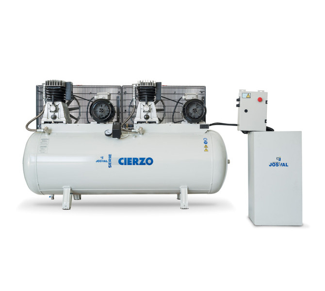 Kompresor pasowy - tłokowy CIERZO - C-2/50M-BV- (230V) (50L, 2KM, 10BAR) JOSVAL - 1800 - zdjęcie 6